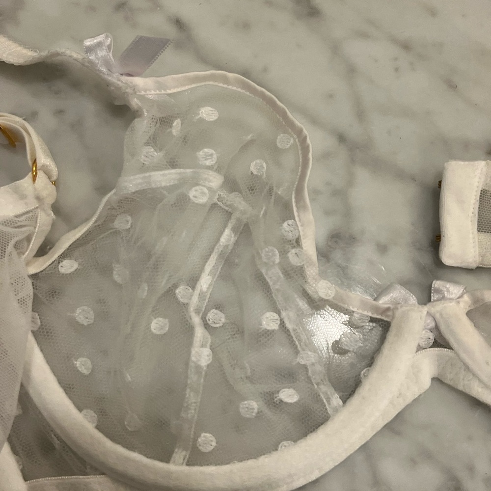 Agent Provocateur white Brie polka dot - Picture 6 of 9